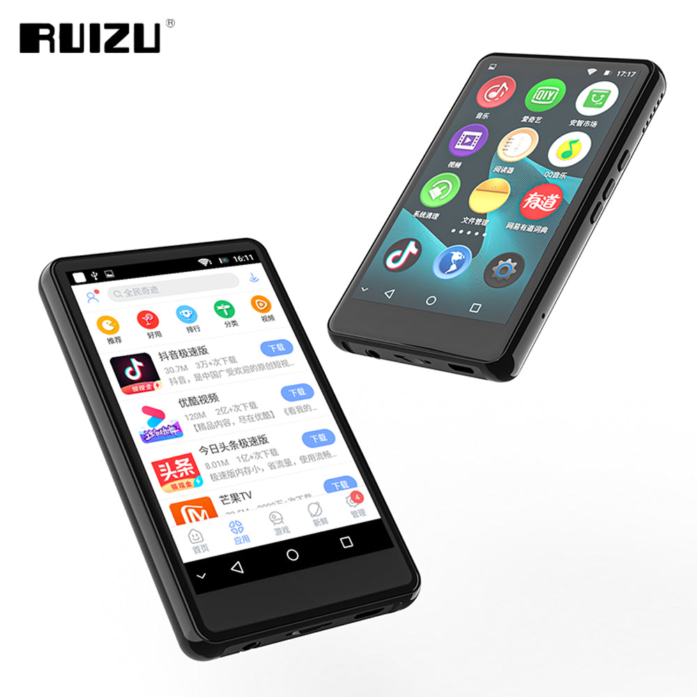 RUIZU H6 Android WiFi MP3 Player With Bluetooth Full Touch Screen 4inc –  SZAMBIT