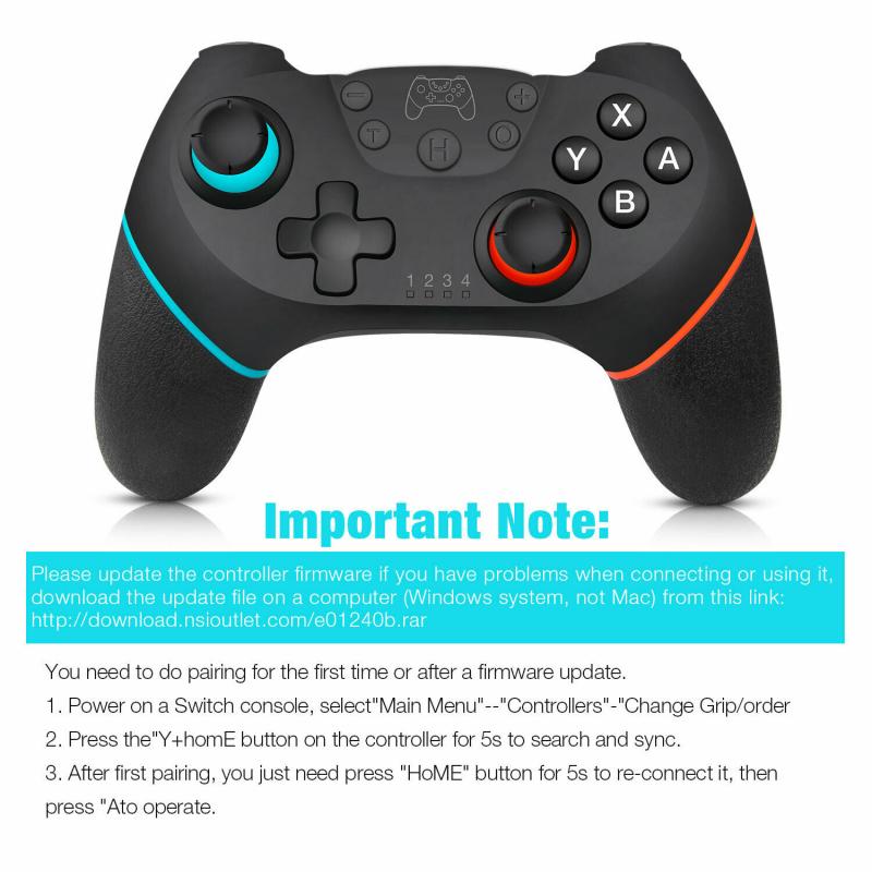 2021 NEW For Nintend Switch Pro NS-Switch Pro Gamepad Wireless-Bluetooth Gamepad Game Joystick Controller With 6-Axis Handle