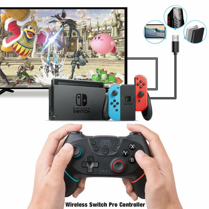 2021 NEW For Nintend Switch Pro NS-Switch Pro Gamepad Wireless-Bluetooth Gamepad Game Joystick Controller With 6-Axis Handle