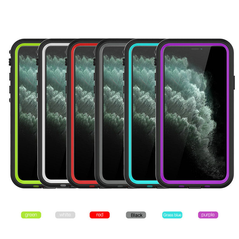 360 Full Protection IP68 Waterproof Case For IPhone 12 Pro Max 12 Mini IPhone 11 11Pro X Xs XR Cover Diving Swimming Funda Coque