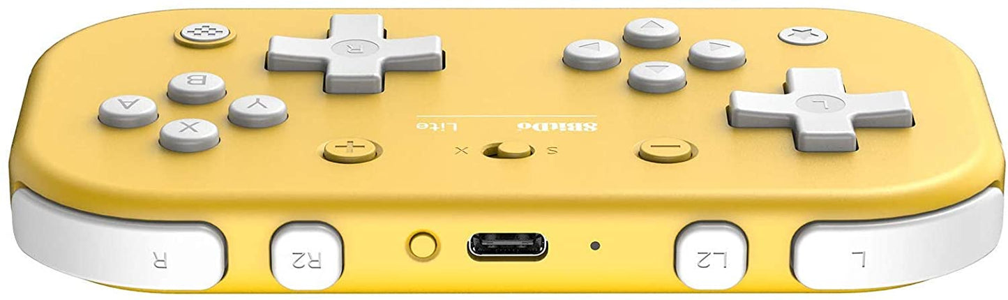 8Bitdo Lite Bluetooth Gamepad for Switch Lite, Switch & Windows (Yellow Edition)