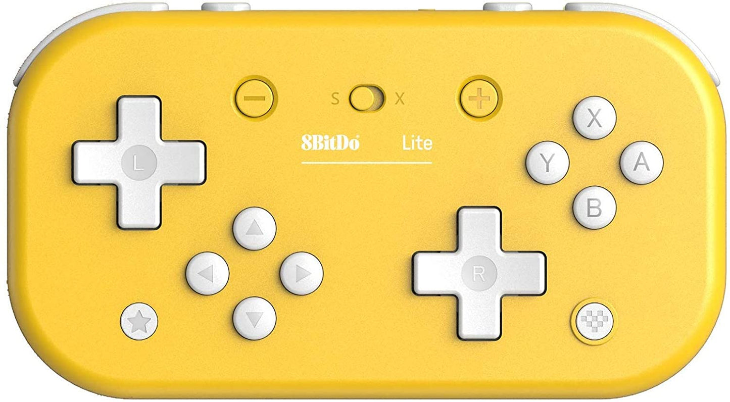 8Bitdo Lite Bluetooth Gamepad for Switch Lite, Switch & Windows (Yellow Edition)