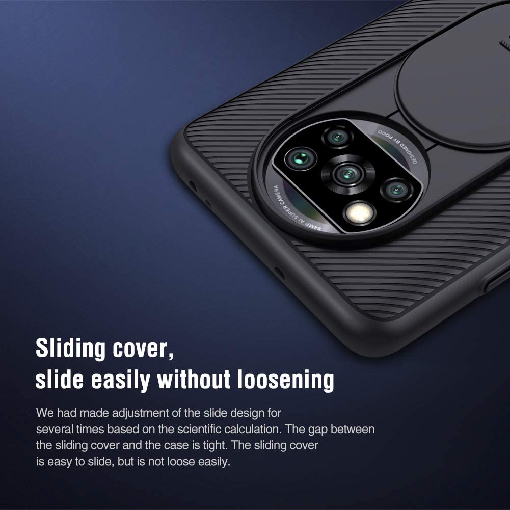 SZAMBIT XiaoMi Cover, CamShield Series Cover with Sliding Camera Cover, Slim and Stylish Protective Cover for XiaoMi - Black