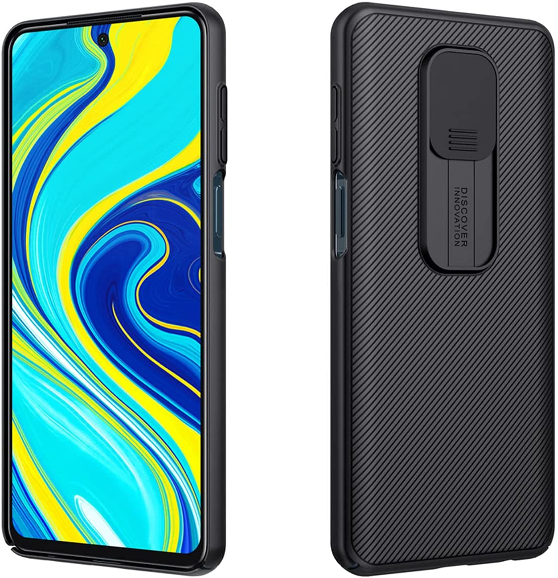 SZAMBIT XiaoMi Cover, CamShield Series Cover with Sliding Camera Cover, Slim and Stylish Protective Cover for XiaoMi - Black