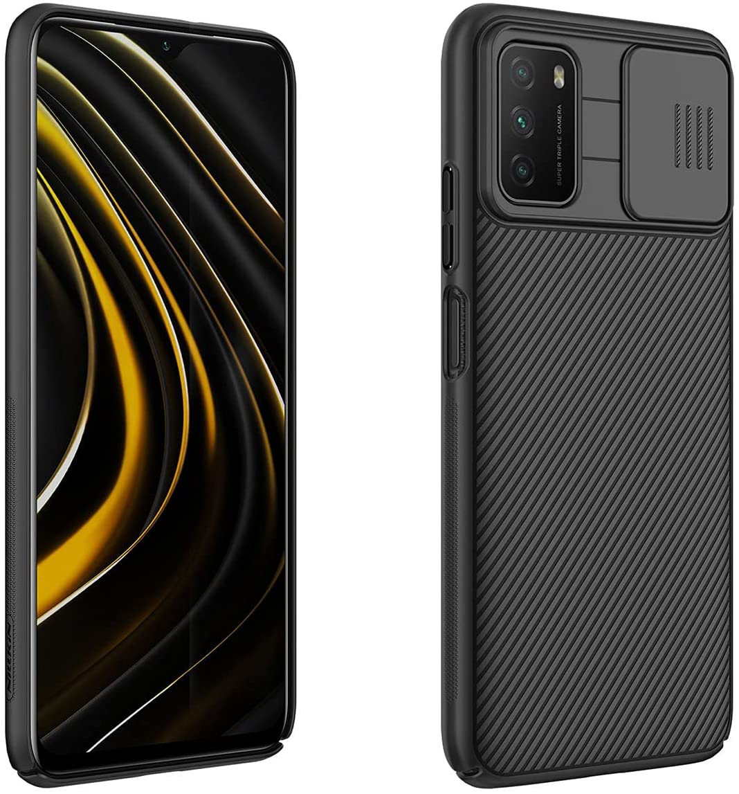 SZAMBIT XiaoMi Cover, CamShield Series Cover with Sliding Camera Cover, Slim and Stylish Protective Cover for XiaoMi - Black