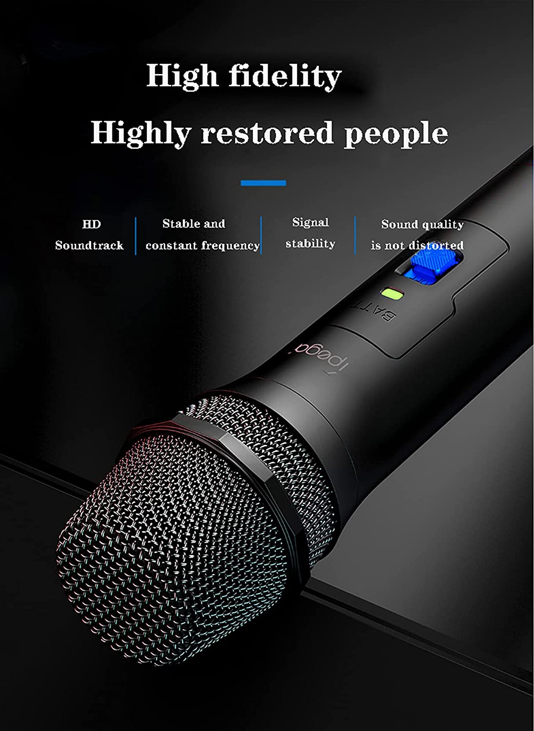 ipega PG-9207 game wireless microphone, game console microphone, with switch compatible with Nintedno switch PS5 PS4/PS3/xboxone/wii game wireless microphone