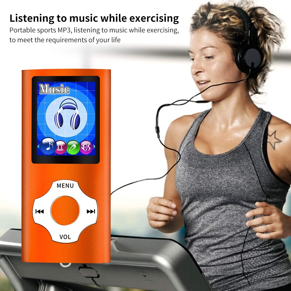 MP3/MP4 Portable Player,1.8 Inch LCD Screen,Max Support 64GB