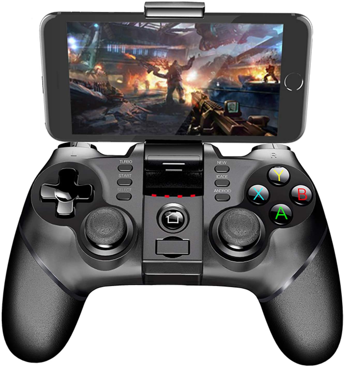 iPega PG-9076 2.4G Wireless Gamepad Controller for Samsung Galaxy S10 /S10+ S20 S20+ 5G Note 10 HW P30 P40 Oppo VIVO MI Android Devices Smartphone Tablet PS3