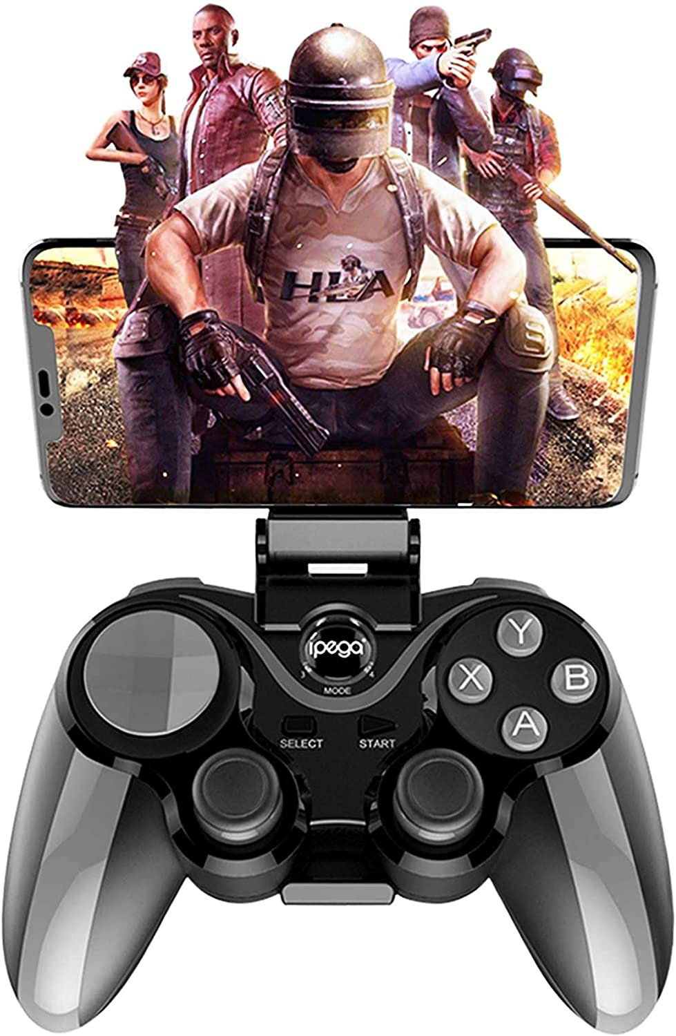 ipega PG-9128 Wireless Phone Controller Mobile Game Joystick PUBG Controller for Android 6.0 and Higher System Mobile Smart Phones/Tablets (Not Support Mediatek Chip Phones)