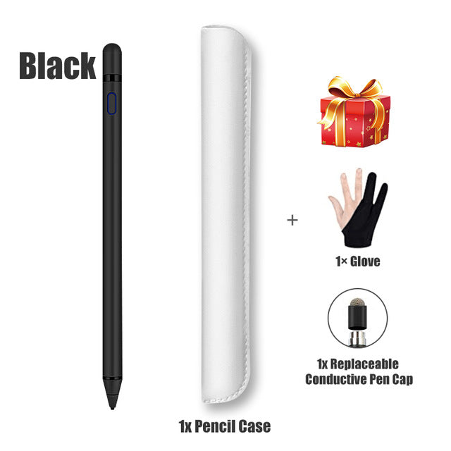 Active Stylus Pen for Android,iOS, iPad, iPhone and Most Tablet, 1.5mm Fine Point Rechargeable Digital Stylus Pen for Drawing