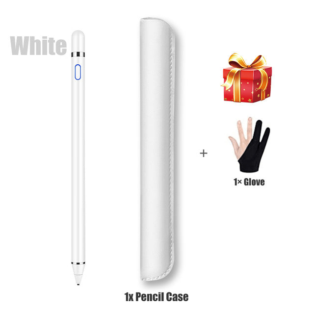 Active Stylus Pen for Android,iOS, iPad, iPhone and Most Tablet, 1.5mm Fine Point Rechargeable Digital Stylus Pen for Drawing