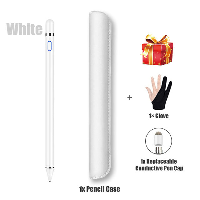 Active Stylus Pen for Android,iOS, iPad, iPhone and Most Tablet, 1.5mm Fine Point Rechargeable Digital Stylus Pen for Drawing