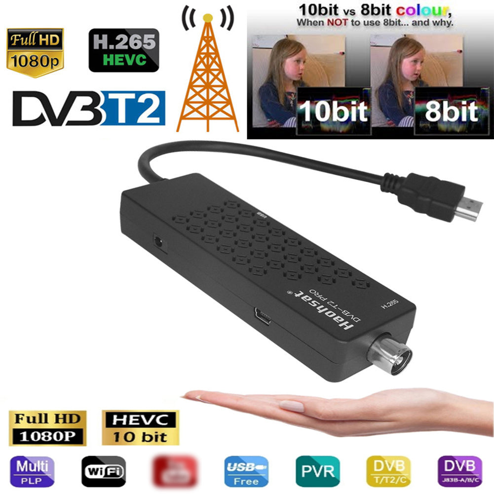 DVB Set-Top Box T2 Digital Terrestrial Decoder T2 C TV Tuner H.264/H.265 TV Set-Top Box