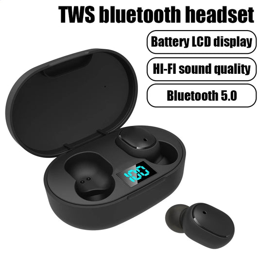 E6S \ A6S Bluetooth Earphones TWS Wireless Earbuds Stereo Sport Wireless Headset Fone De Ouvido Auriculares with Microphone