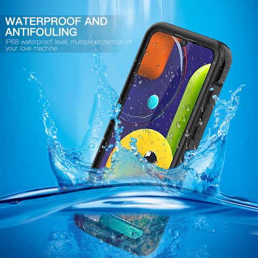 For Samsung Galaxy S21 Note 20 Ultra A02S A72 A32 A52 IP68 Waterproof Swimming Diving 360 Full Protection Back Cover Funda Case