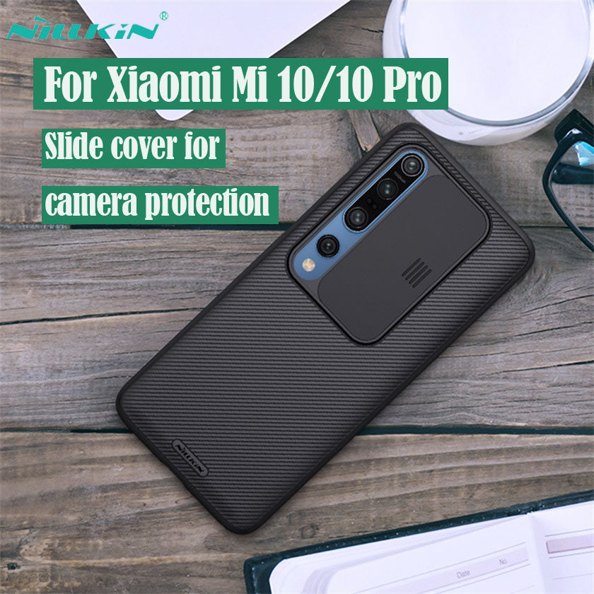 For Xiaomi Redmi Note 9T 5G 9 9S 9 Pro Max Case Mi 10 Mi10 Pro Cover NILLKIN CamShield Case Slide Camera Cover For Redmi Note9S