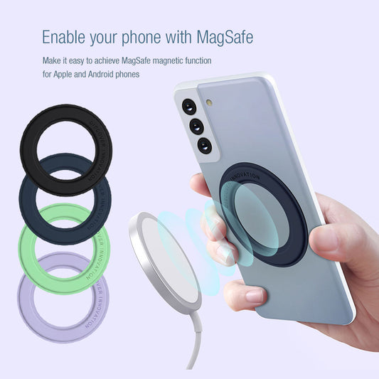 For iPhone 13 Pro Max/12 Pro Ring Holder Nillkin SnapLink Magnetic Silicone Stand For Redmi Note 11 Pro Mi 11T Pro Fixed Bracket