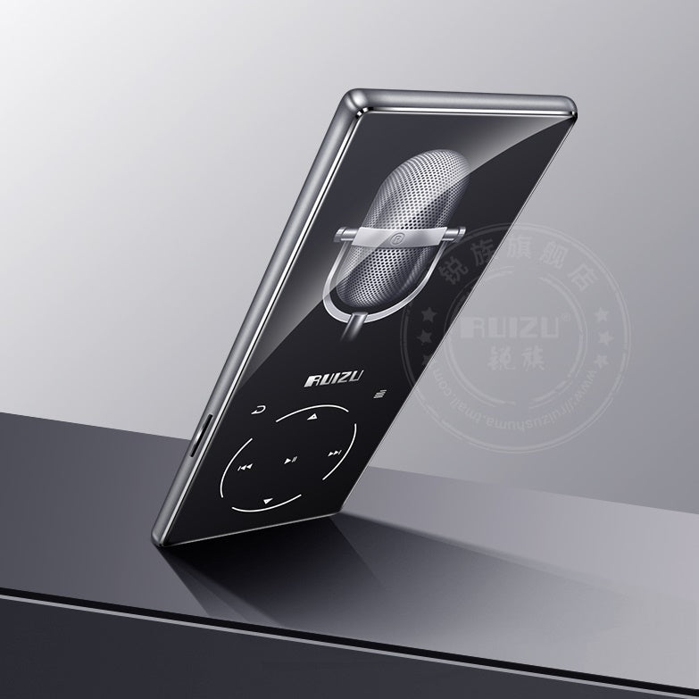 New Metal Original RUIZU D16 Bluetooth MP3 Player 2.4inch 8GB HIFI Music Video Player With FM Radio E-Book Built-in Speaker