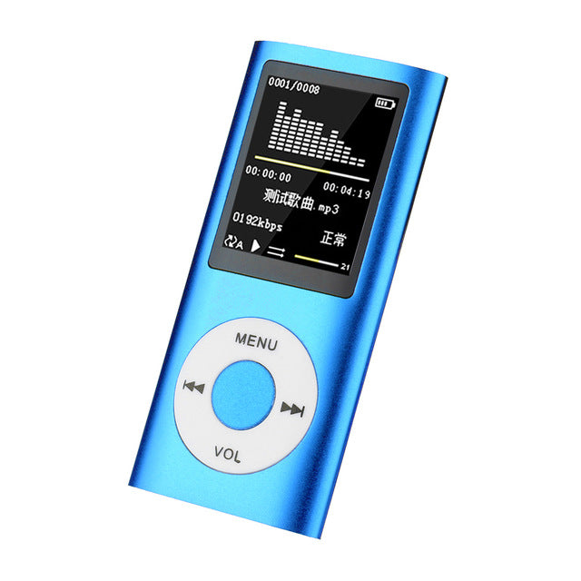 MP4 Player FM Portable Radio Game Console Txt E-book Ultrathin MP3 Player Music Player Audio Voice Recorder Gift For Kid MP4