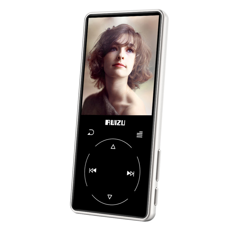 New Metal Original RUIZU D16 Bluetooth MP3 Player 2.4inch 8GB HIFI Music Video Player With FM Radio E-Book Built-in Speaker