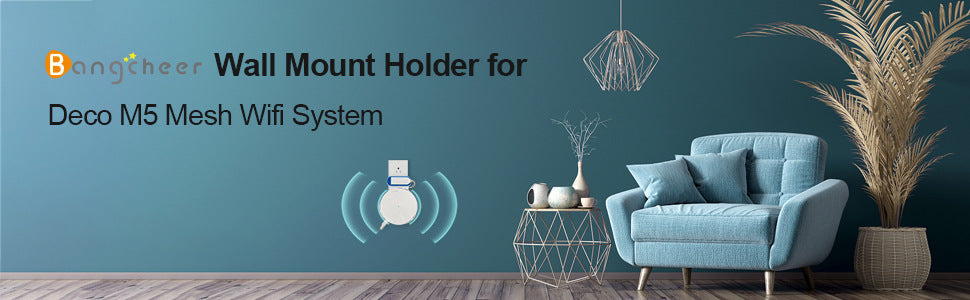 Hole free 2020 version of Google router wall hanging bracket is used for Google WiFi storage and hanging wall hidden cable