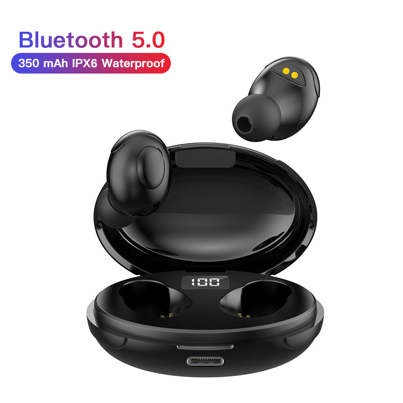 T5 TWS Bluetooth 5.0 Earphones Wireless Earbuds LED Display Dual Earbuds Bass Stereo Headphones For Huawei Xiaomi IPhone