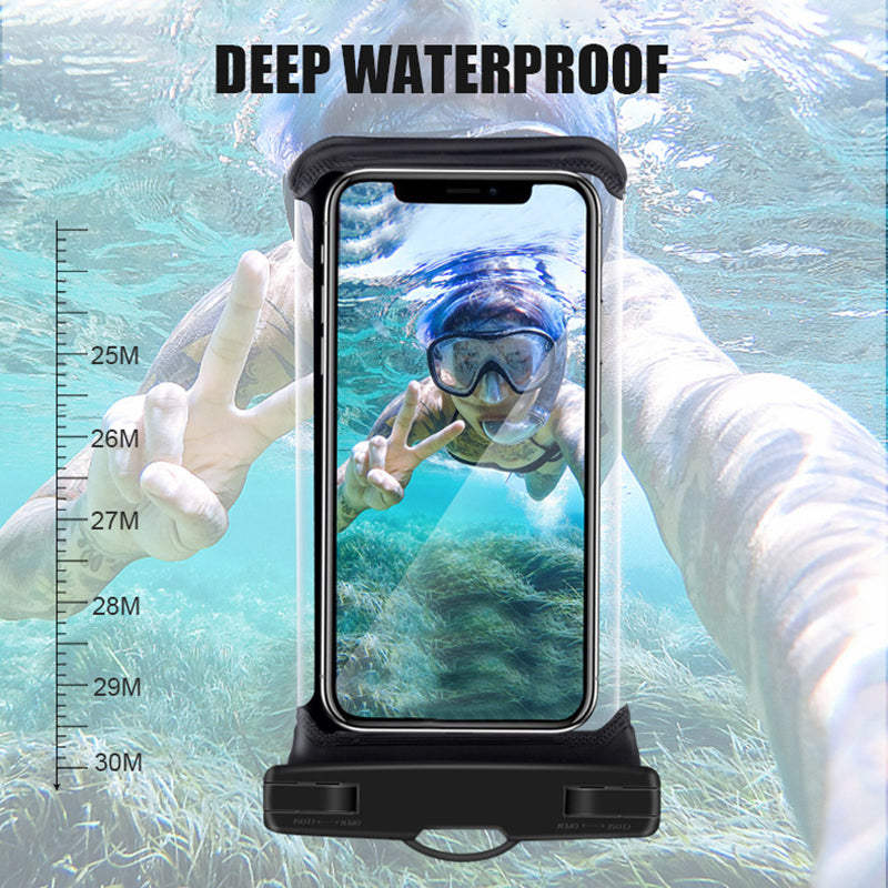 Waterproof PVC Bag Swimming Phone Bag Underwater Phone Case Water Resistant Phone Pouch Cover