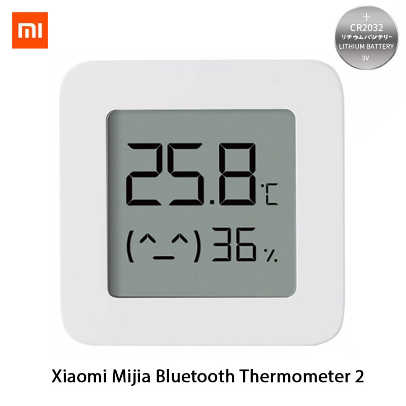 XIAOMI Mijia Bluetooth Thermometer 2 Wireless Smart Electric Digital Hygrometer Thermometer Work with Battery Thermometer 2