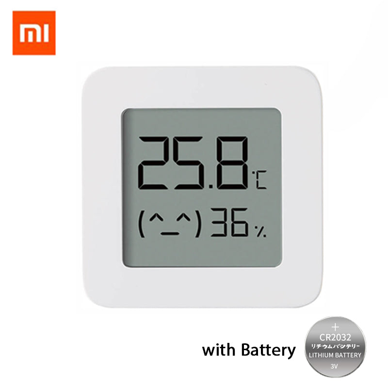 XIAOMI Mijia Bluetooth Thermometer 2 Wireless Smart Electric Digital Hygrometer Thermometer Work with Battery Thermometer 2