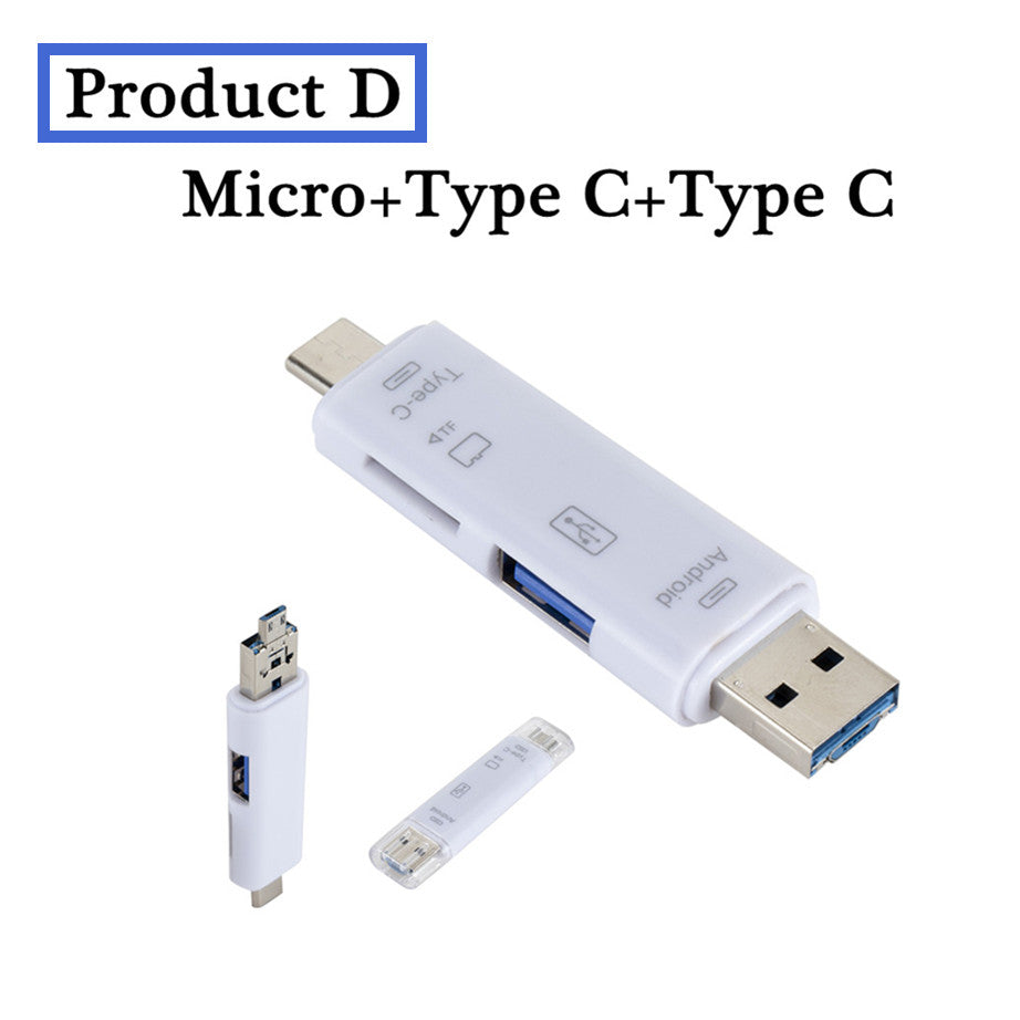 YIGETOHDE OTG Micro SD Card Reader USB 3.0 Card Reader 2.0 For USB Micro SD Adapter Flash Drive Smart Memory Card Reader Type C